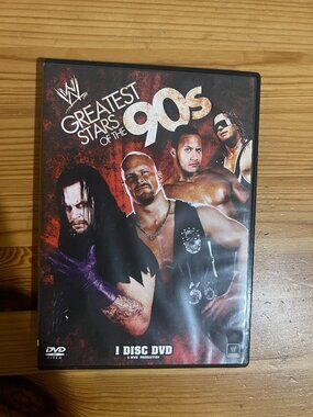 WWE: Greatest Stars of the 90s (One Disc) DVD Used Good Condition $10